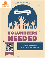 Casa de Amistad is looking for Volunteers for the Fall 2023 Semester