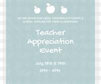 Dalton Carpet One Floor & Home Hosts Annual Teacher Appreciation Event