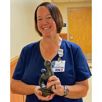 St. Mary's registered nurse Christy Thomason receives DAISY Award