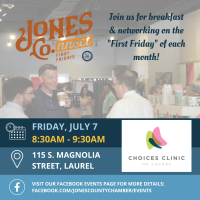 Jones CO.nnect First Friday - Choices Clinic of Laurel