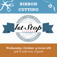 Ribbon Cutting: 1st Stop Storage