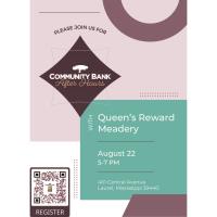 Business After Hours with Queen's Reward Meadery presented by Community Bank: 5 PM - 7 PM