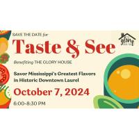 TASTE + SEE: Fundraiser to Benefit The Glory House- 6 - 8:30 PM