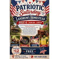 Patriotic Saturday at Landrums Homestead