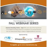 MDA Entrepreneur Center's Fall Webinar Series