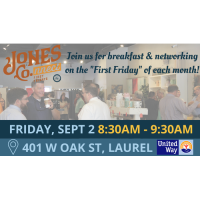 Jones CO.nnect First Friday - Networking at The Knight Butcher - Laurel