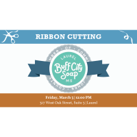 Ribbon Cutting - Buff City Soap