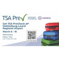 TSA PreCheck® enrollment event at Hattiesburg-Laurel Regional Airport