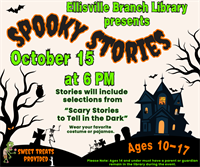 Spooky Storytime: 6 - 7 PM