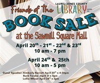 Friends of the Laurel-Jones County Library 3rd Annual Book Fair at Sawmill Square Mall