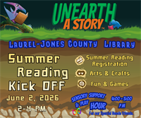 Laurel Kick-Off for Summer Reading - Unearth a Story