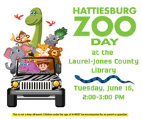 Hattiesburg Zoo at the Laurel Library