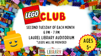 LEGO Club at the Laurel-Jones County Library