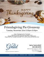 Friendsgiving Pie Giveaway