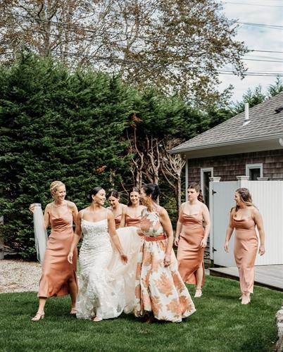 Coordinated Bridesmaid Dresses