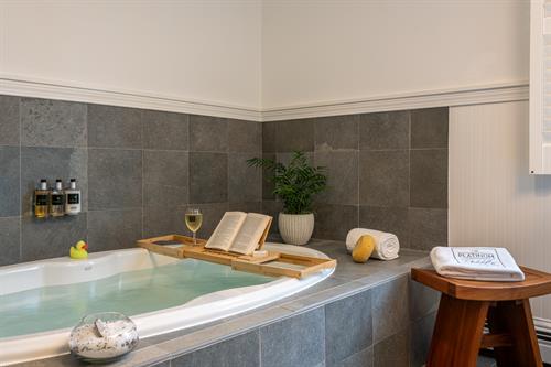 Soaking tub in Luxury King Room #1