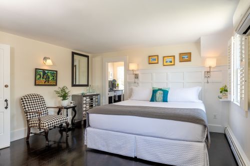 Deluxer King room #3 on second floor of main inn