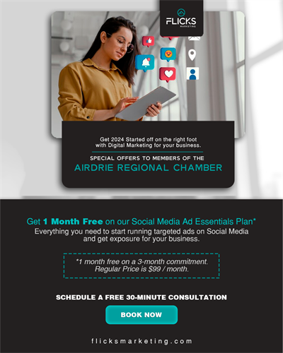 Special Offer to the Airdrie Chamber Members!