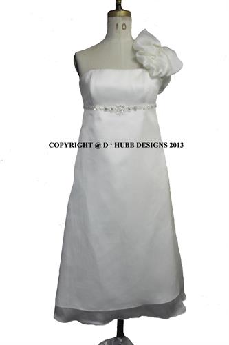 trendy summer bridal dress re constructed