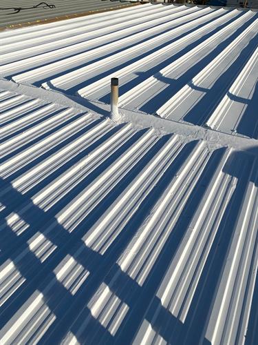 Turbo-set applied to a commercial low-slope roof