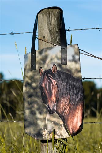 "Wildie" wild horse canvas handbag
