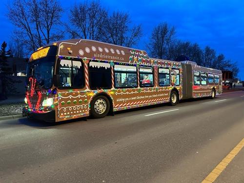 Gingerbread Bus - We will wrap anything