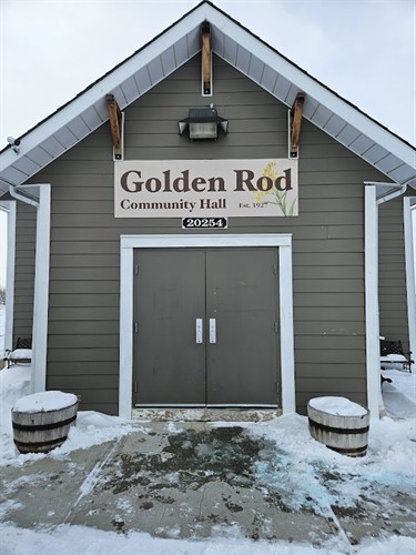 Golden Rob Hall Signage