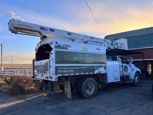 Prairie Woodlands Bucket Truck