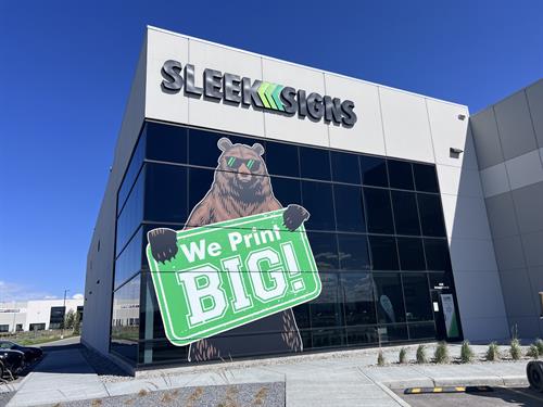 Welcome to Sleek Signs Calgary, located just 10 minutes south of Airdrie on Hwy 2