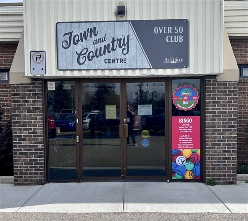 Airdrie Bingo Window Graphic