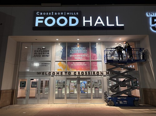 Window Graphics for CrossIron Mills