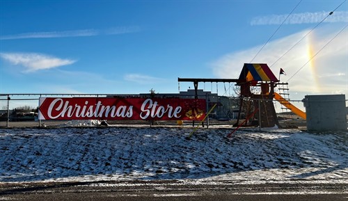 Fence Banner for Blue Grass Garden Centre