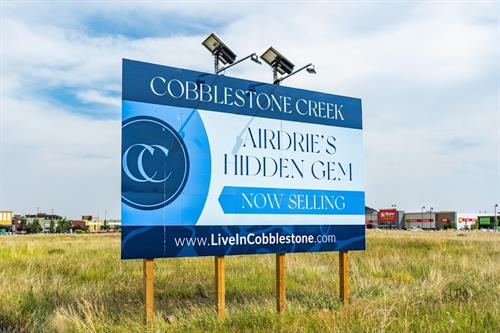 Cobblestone Creek Billboard