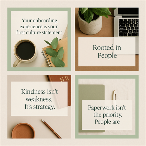 Every detail matters. ?? From onboarding to daily interactions, your culture is shaped in every moment. At ElleTree HR, we help you keep people first, kindness at the core, and HR human.
