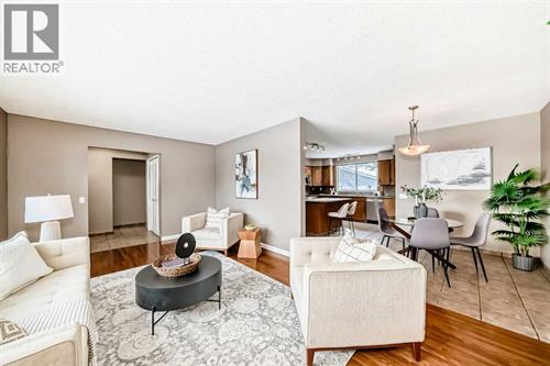 Living room after staging