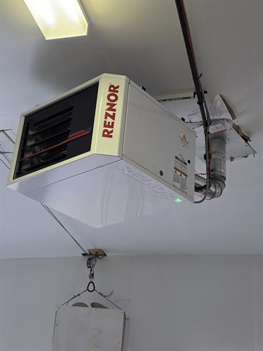 Reznor Garage Heater Install 