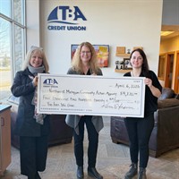 TBA Credit Union Turns New Memberships into Support for the Northwest Michigan Community Action Agency