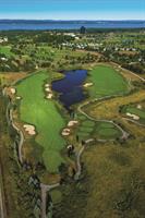 Grand Traverse Resort and Spa golf course aerial photo.