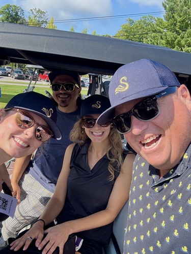 Golden Swan Team at Traverse Connect Golf Outing 