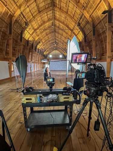 Interview in the Cathedral Barns 