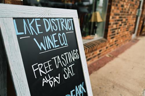 Complimentary tastings every Saturday from 10am - 7pm