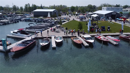 Elk Rapids Marina Wooden Boat Show