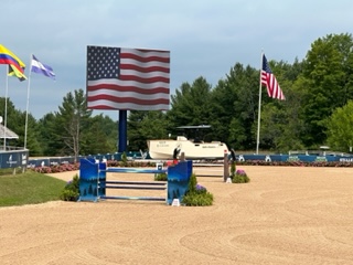 Hanging out at the Horse Show