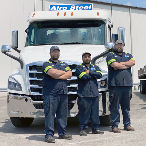 Alro Steel provides next-day delivery to your location on most orders