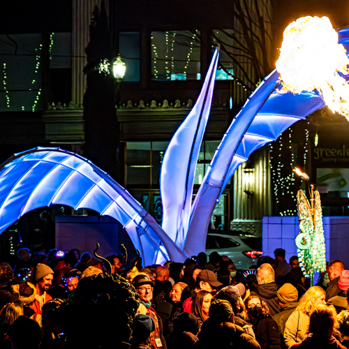 Guildworks’ Migrations (Portland Winter Light Festival) 