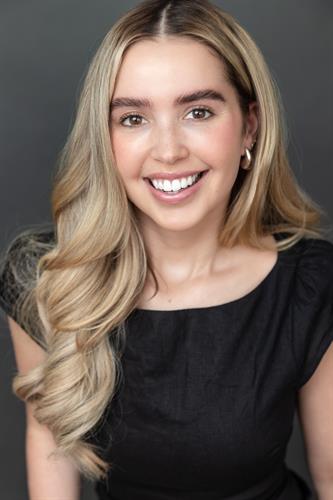 Womens studio headshot