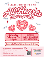 Live DJ headlining Children's Museum's Valentine's dance