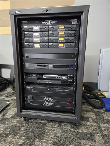 Teams Room Networking Rack