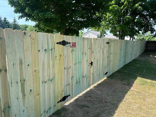 Wood Privacy Fence - Residential Wooden Privacy Fencing