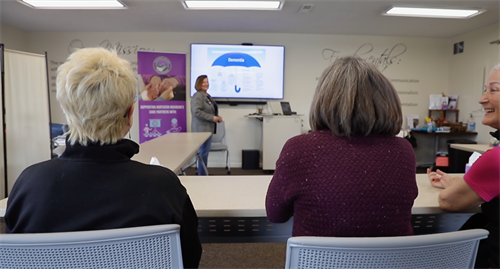 We provide free dementia education to caregivers of dementia